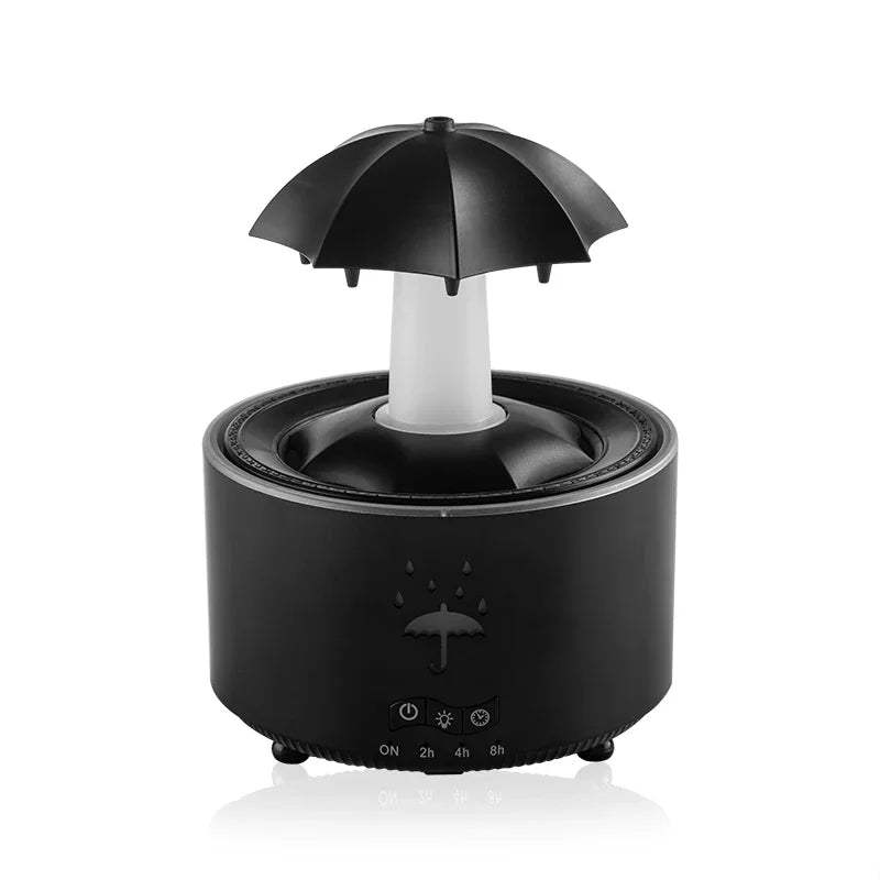 Luminária Ovni com Umidificar Difusor de Aroma e Luz Noturna Colorida